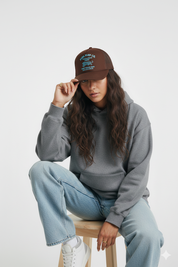 Wicked good coffee trucker- coffee brown