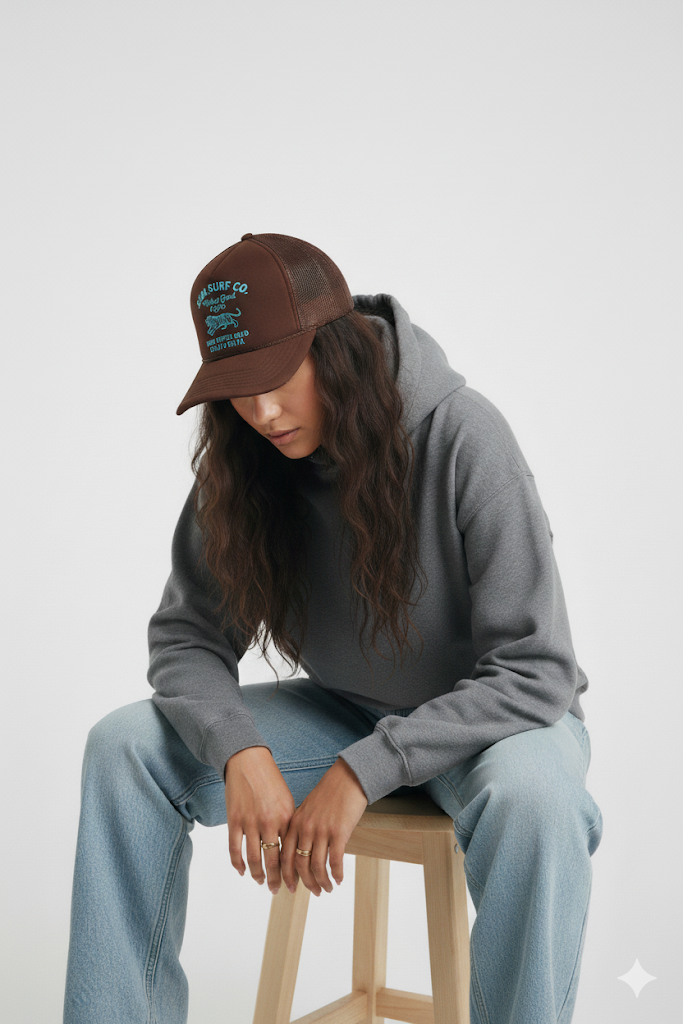 Wicked good coffee trucker- coffee brown