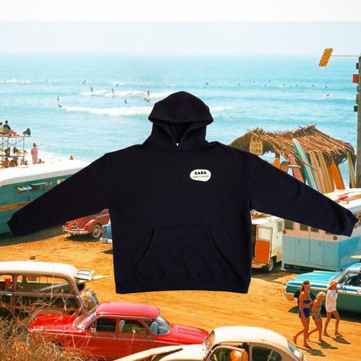 Coffee and surf hoodie