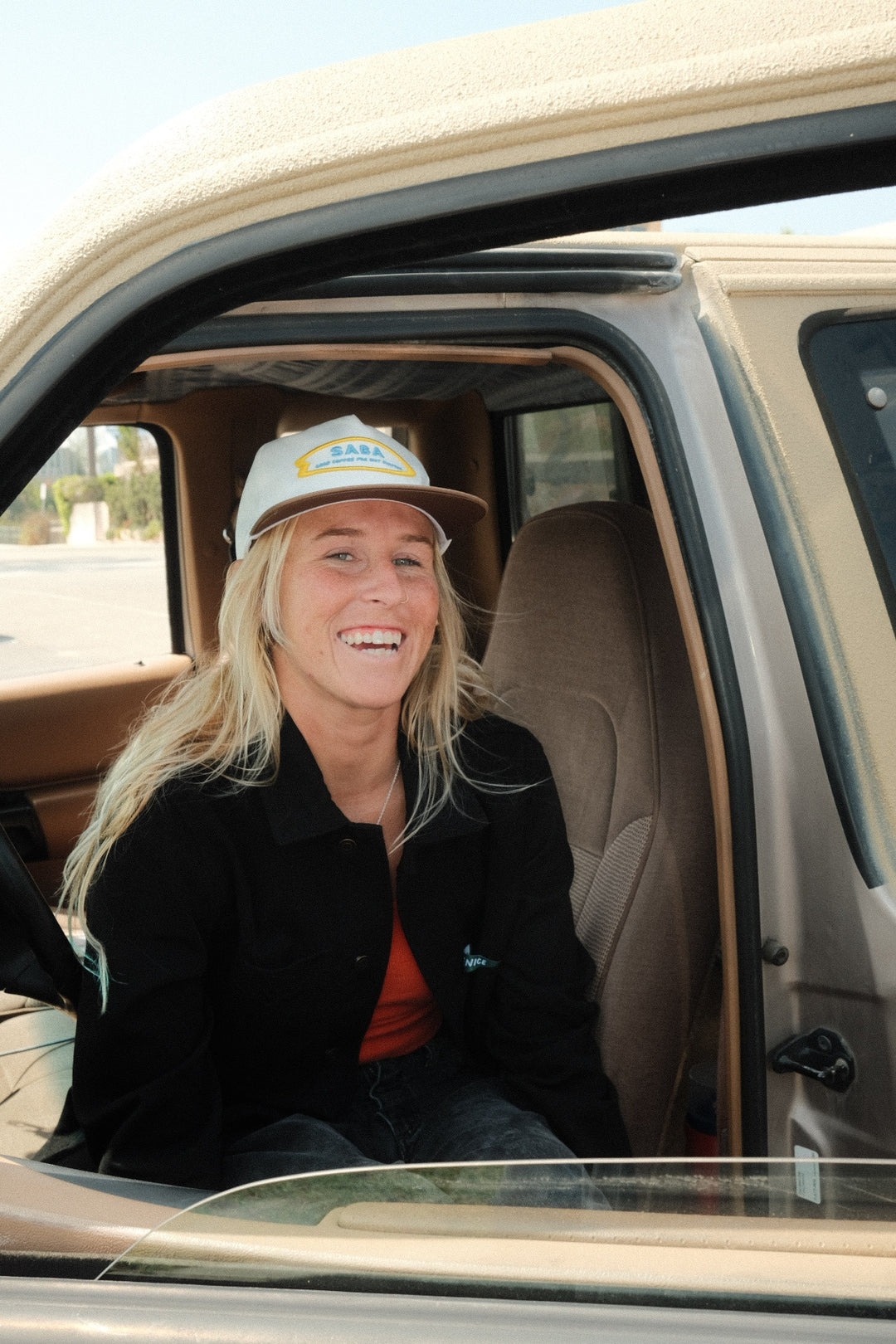 Good coffee for sh*t surfers patch hat