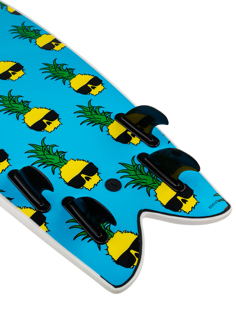 Retro Fish x Ben Gravy (5'8"Quad)