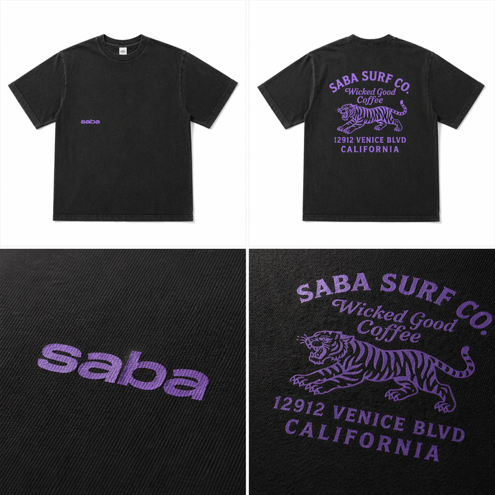LOGO TEE IN VINTAGE BLACK