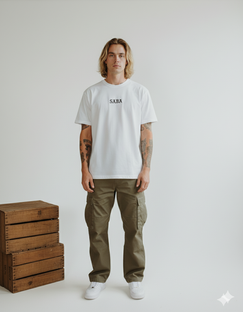 Heavyweight SABA Tee- Natural Sand