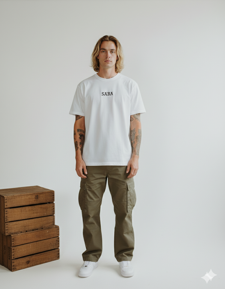 Heavyweight SABA Tee- Natural Sand